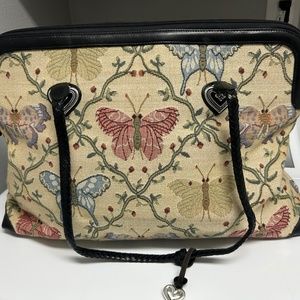 Brighton butterfly tapestry tote